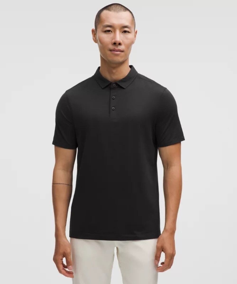 Golf Activewear Workout Athlesuire Gym Lululemon Evolution Polo Shirt Size M